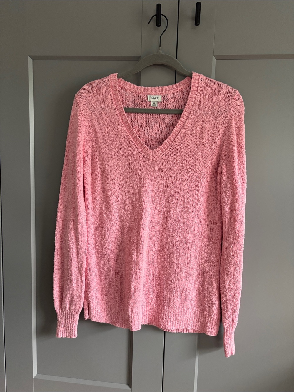 J. Crew Soft Pink V-Neck Sweater